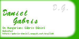 daniel gabris business card